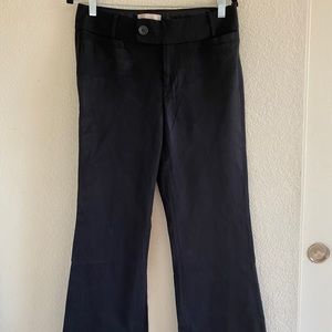 Wide leg trouser pants